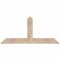 Ekena Millwork Portland Smooth Timber Gable Bracket, Douglas Fir, 60"W x 27"H x 3 1/2"D x 5 1/2"F, 11/12 Pitch GBW060X27X0406POR00SDF - alternate 1
